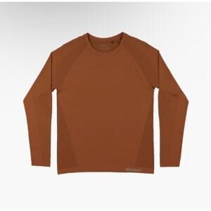 Rockay Orange Shirt Womans Zephyr Long Sleeve Performance Sz Sm NWT